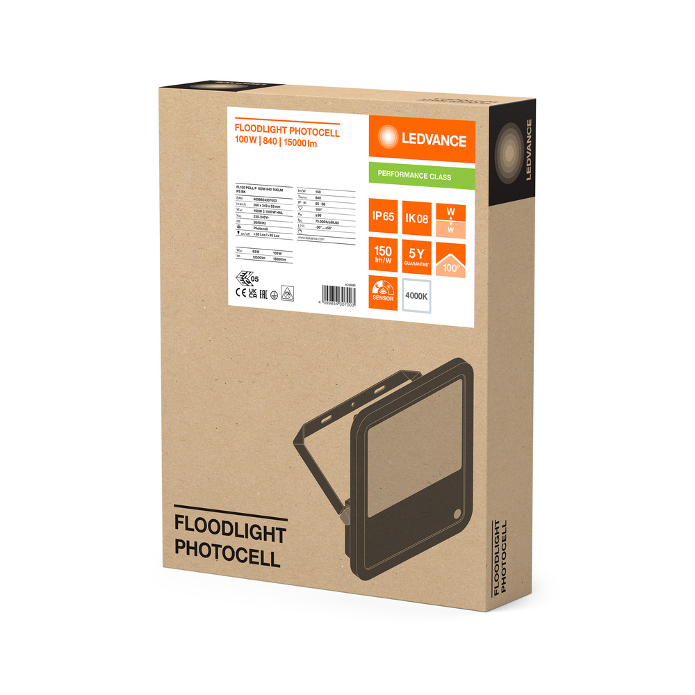Ledvance FL 150 PCELL P 100W 840 15KLM PS BK Pic_1