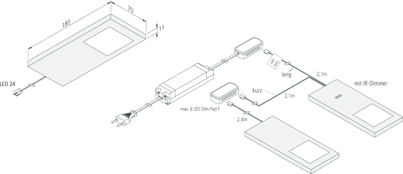 Hera, Enger LED Slim-Pad F 5W ww edelstahloptik Pic_3