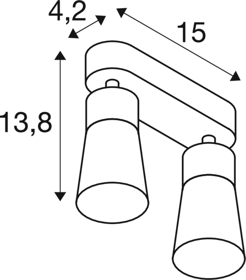 Slv PURI 2.0 Cone CW Double Long GU10 s/go Pic_2