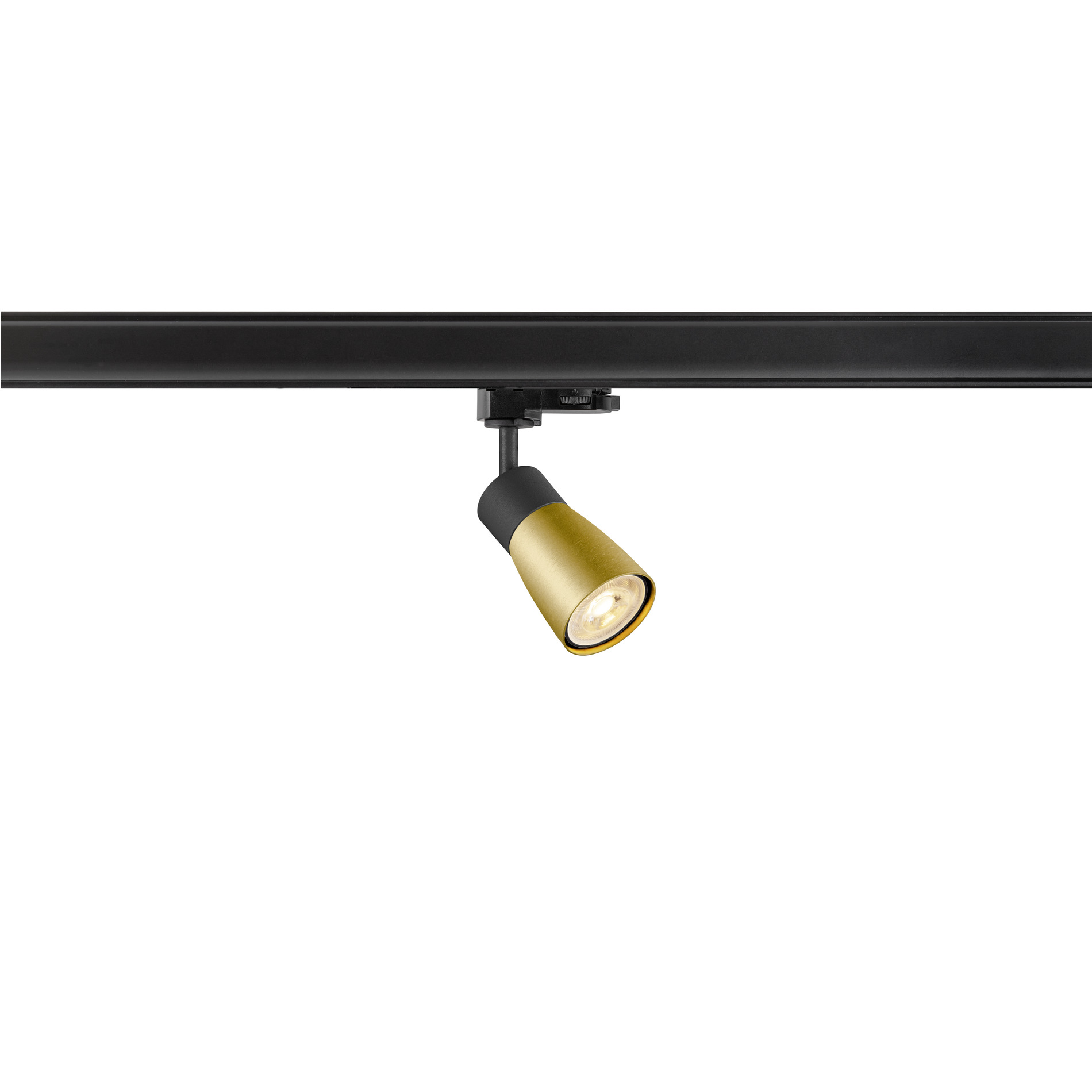 Slv PURI 2.0 Dome 3Ph. GU10 schwarz/gold Pic_1