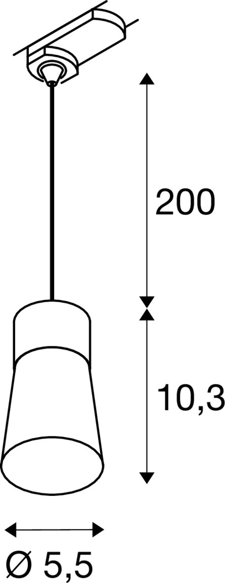 Slv PURI 2.0 Cone PD 3Ph. GU10 weiß/weiß Pic_2