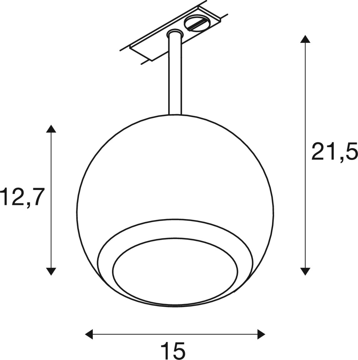 Slv LIGHT EYE ® 150 1Ph. QPAR111 weiß Pic_3