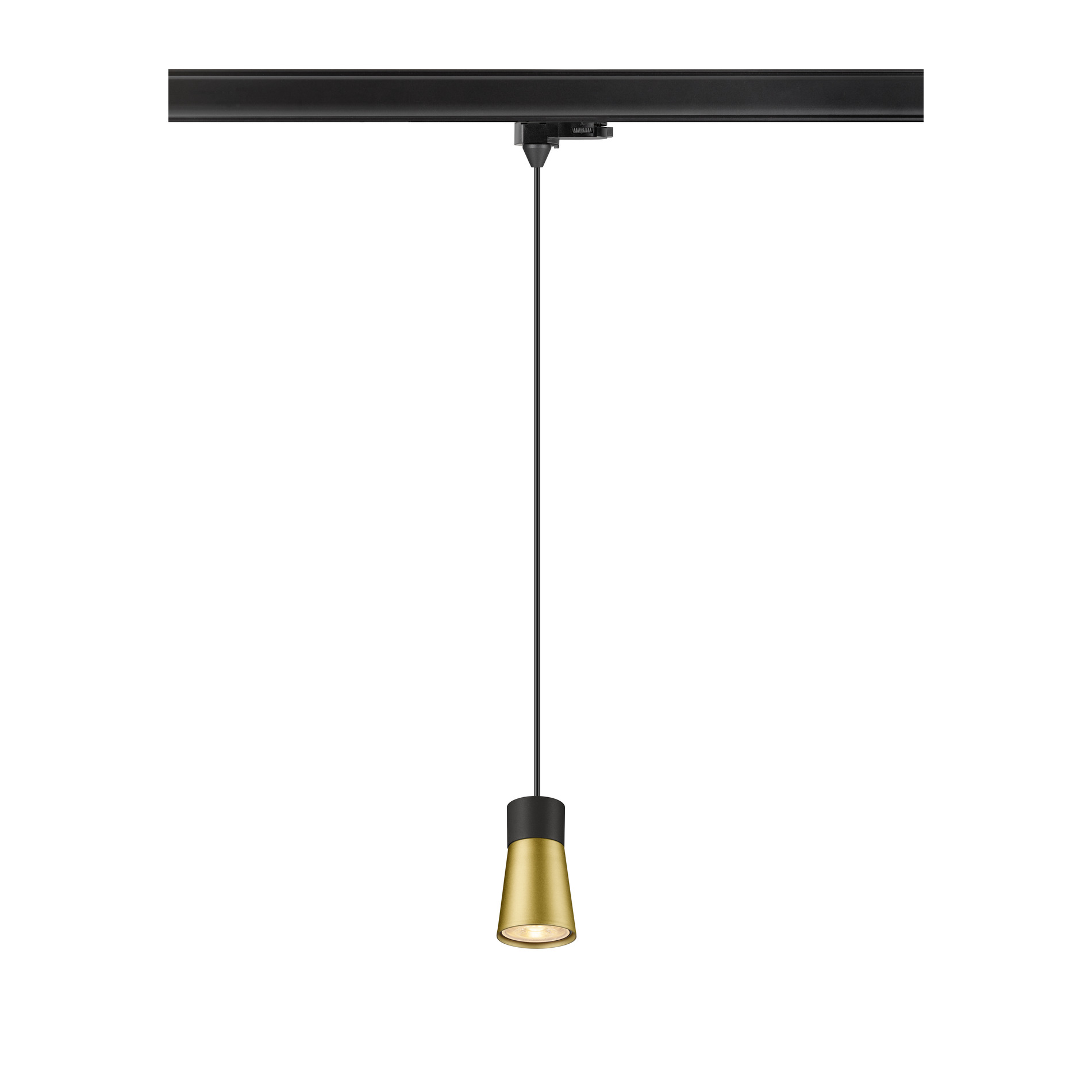 Slv PURI 2.0 Cone PD 3Ph. GU10 schwarz/gold Pic_1