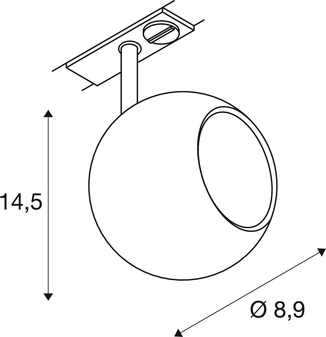 Slv LIGHT EYE® 90 1Ph. QPAR51 schwarz Pic_4