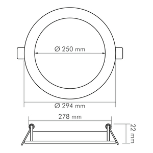 Nobile Licht LED Panel Flat 300 R SCCT 350mA Pic_1