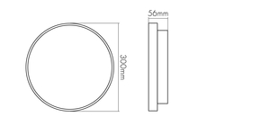 Nobile Licht LED Aufbau WD 300 R MP IP44 nicht dimmbar Pic_1