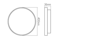 Nobile Licht LED Aufbau WD 400 R MP IP44 nicht dimmbar Pic_2