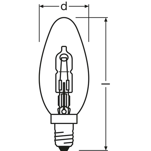 Osram 64541 B CLA 20W 230V E14 FS1 Pic_2