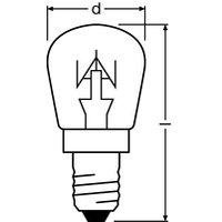 Osram SPC.T26/57 CL 15W 230V E14 FS1 Pic_2