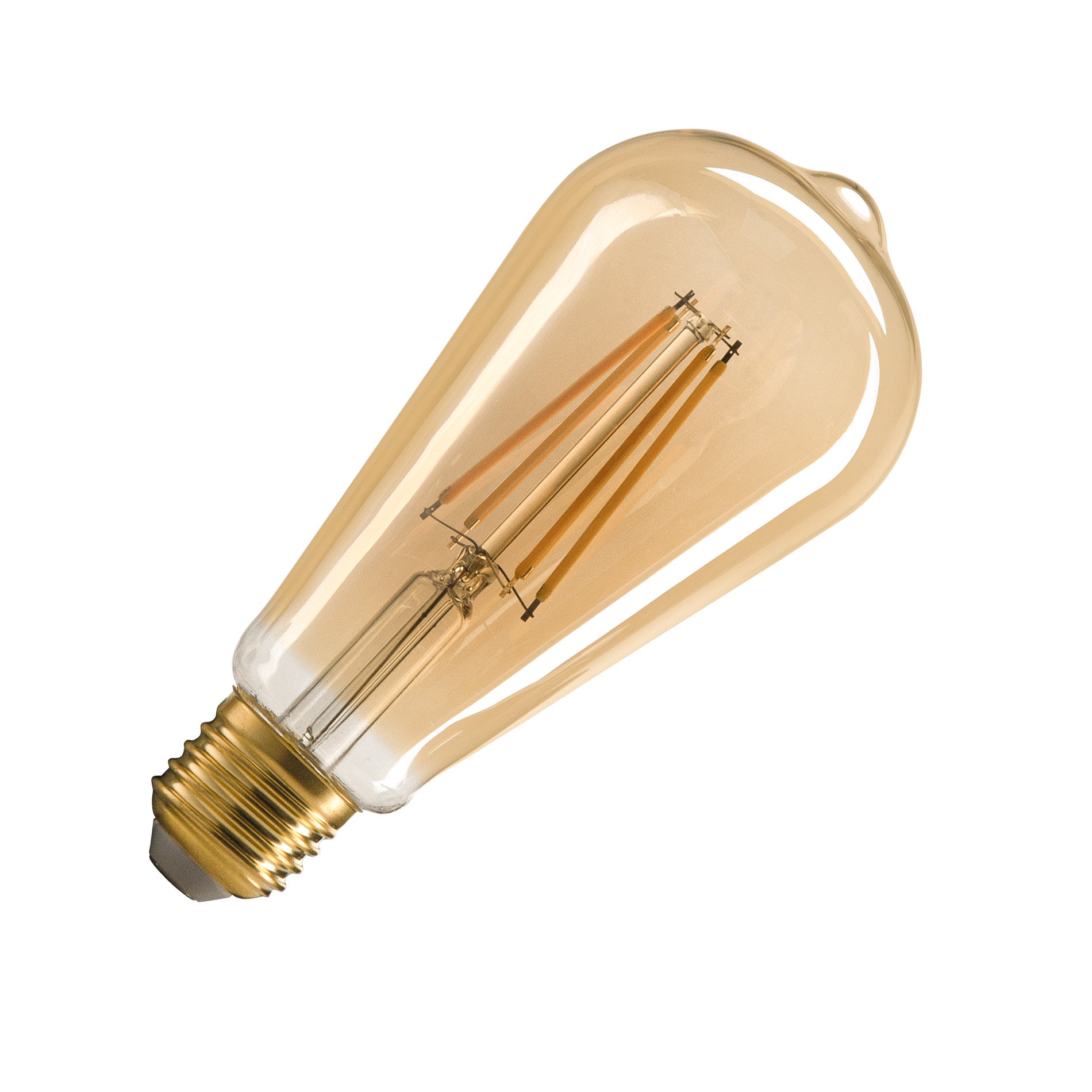 Slv LED ST64 E27 PHASE 2500K gold Pic_1