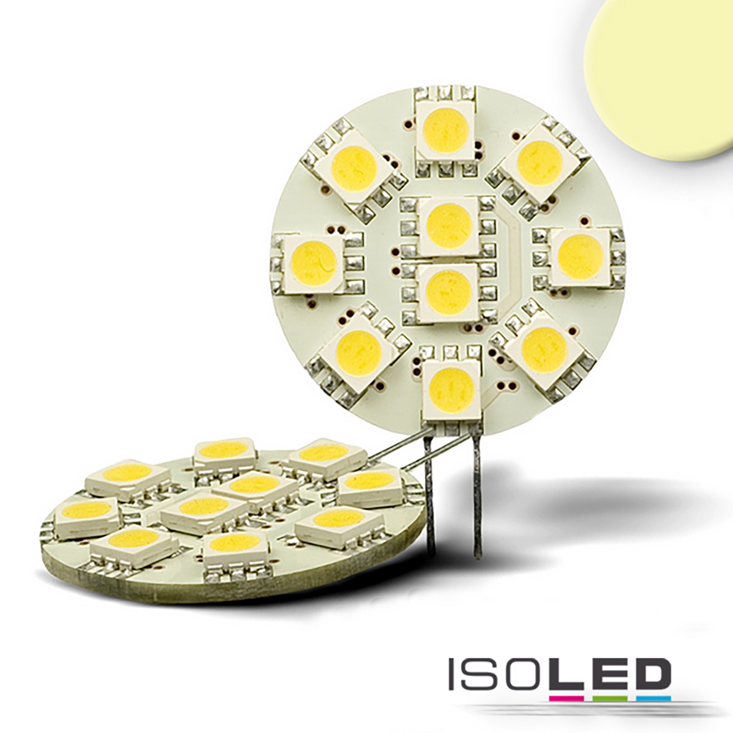 ISOLED G4 LED 10SMD, 2W, warmweiß Pic_1