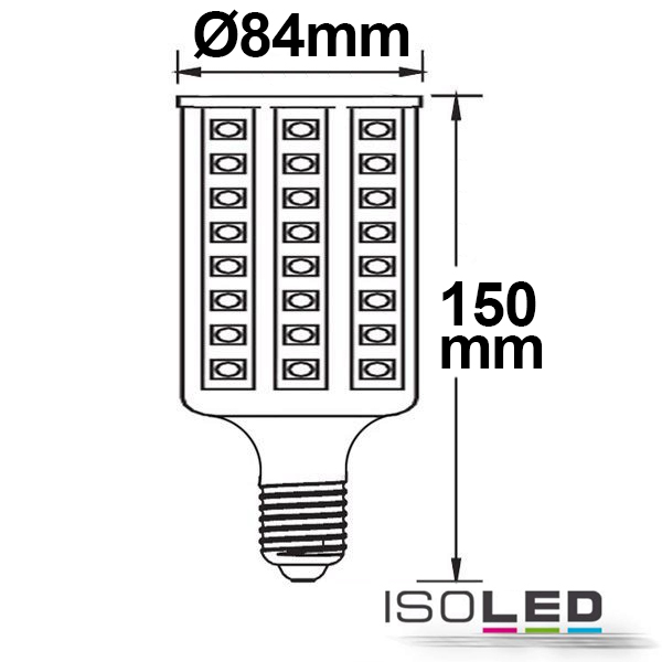 FIAI Handels GmbH E27 Corn Leuchtmittel, 136SMD, 20W Pic_2