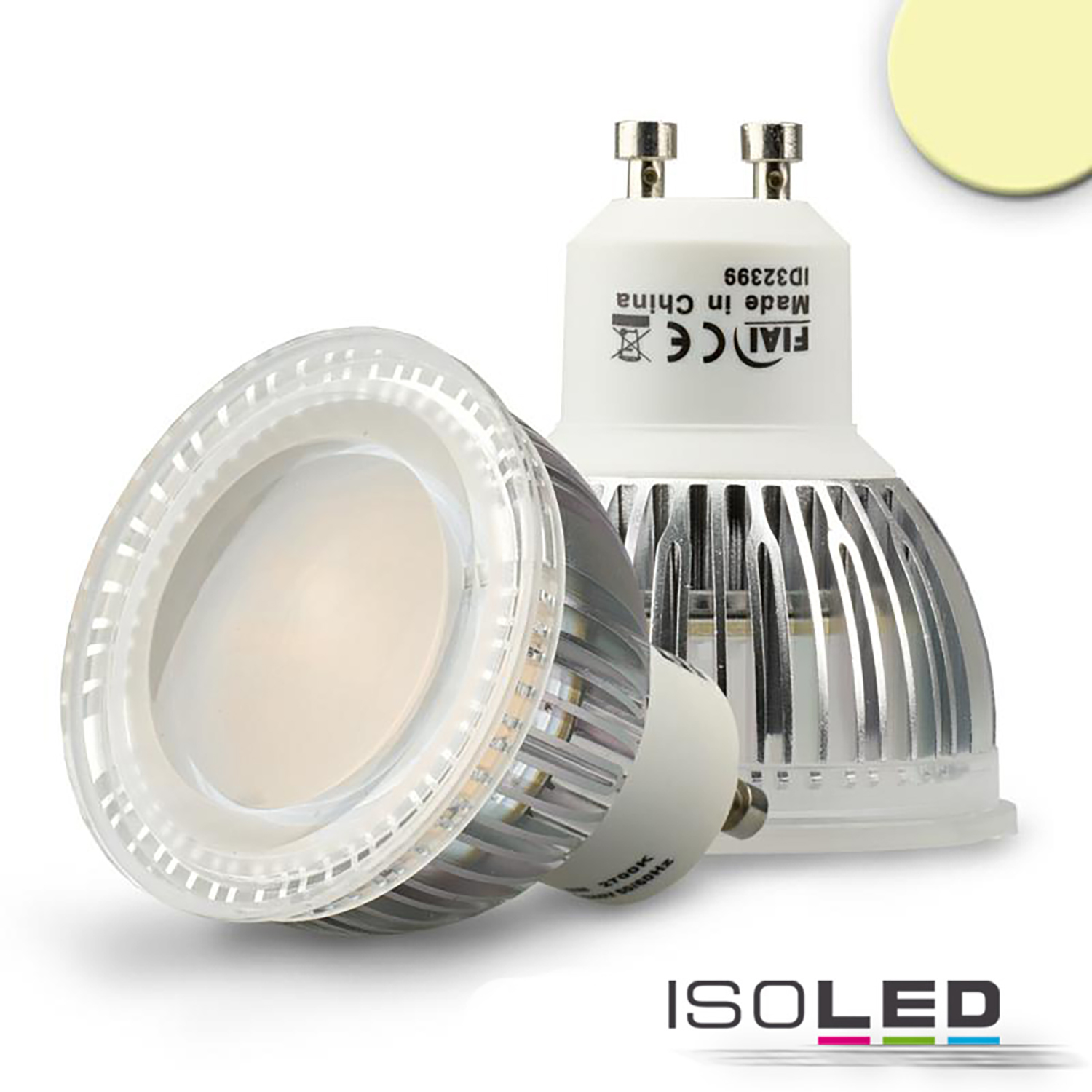 ISOLED GU10 LED Strahler 6W Glas Pic_1