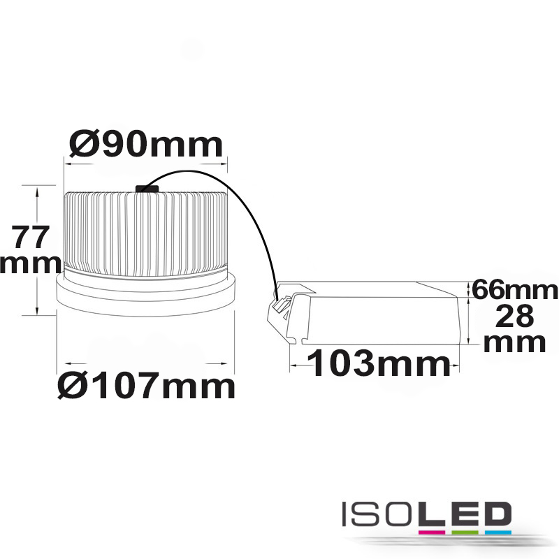 ISOLED AR111 30W, 35°-50° variabel, neutralweiß Pic_1