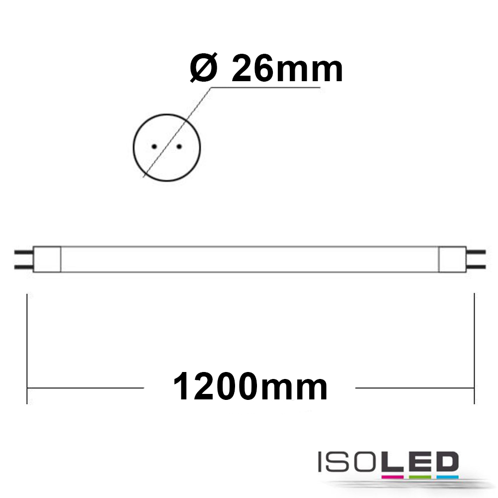 ISOLED T8 LED Röhre Nano+, 120cm Pic_1