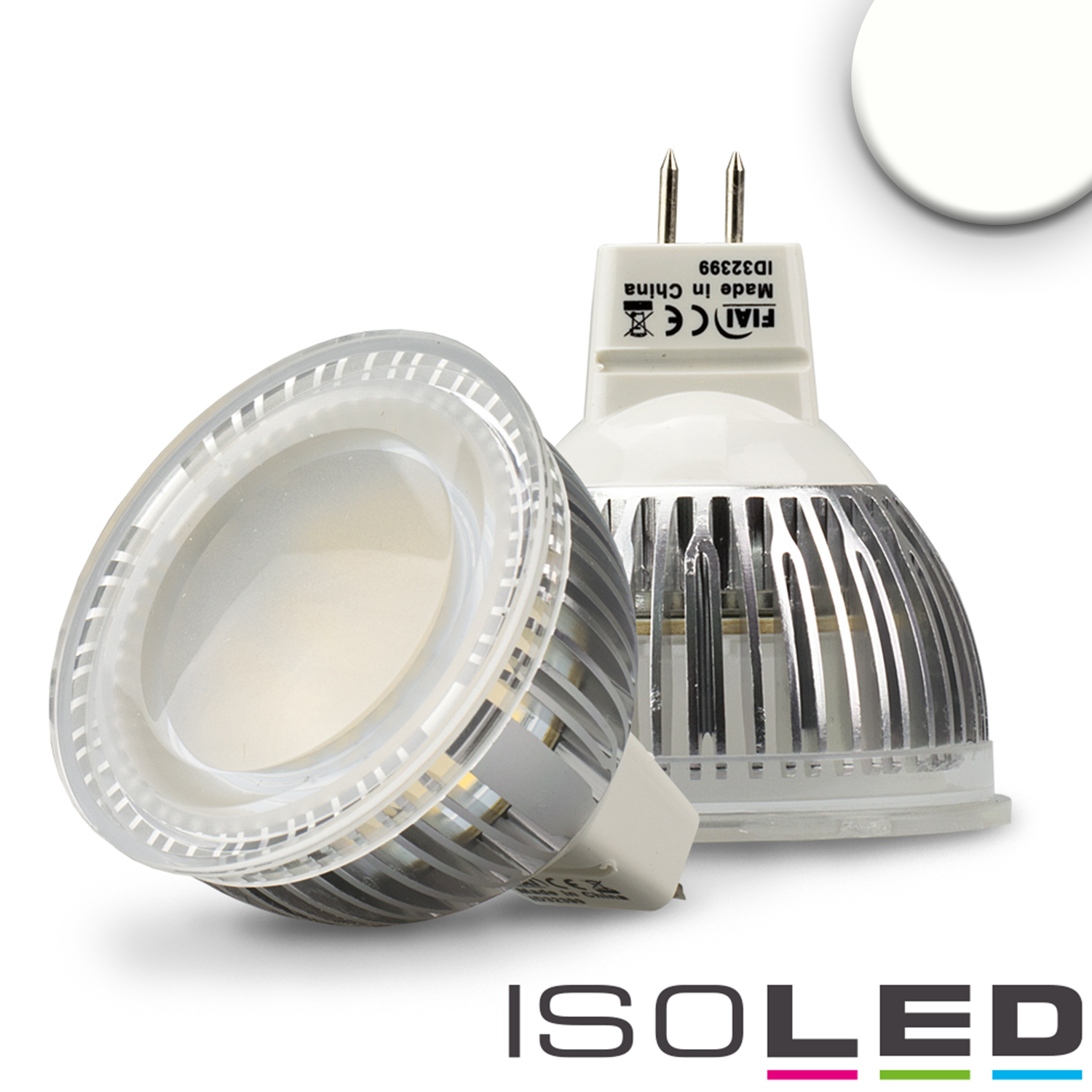 ISOLED MR16 LED Strahler 6W Glas Pic_1