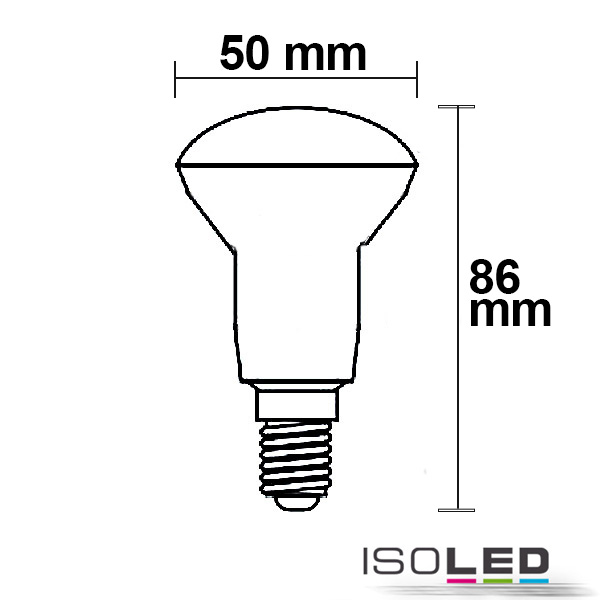 ISOLED E14 R50 LED-Strahler, 5W, warmweiß Pic_2