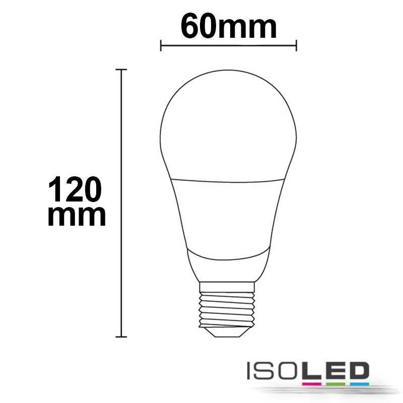 ISOLED E27 LED 9W G60, 270° Pic_1