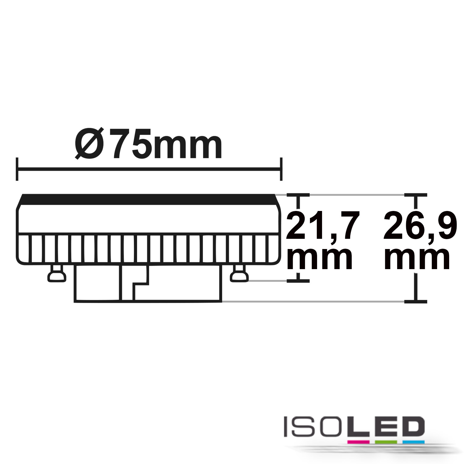ISOLED GX53 LED Leuchtmittel 30 SMD Pic_3