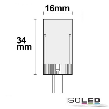 ISOLED G4 LED 33SMD, 3,5W, warmweiß Pic_2