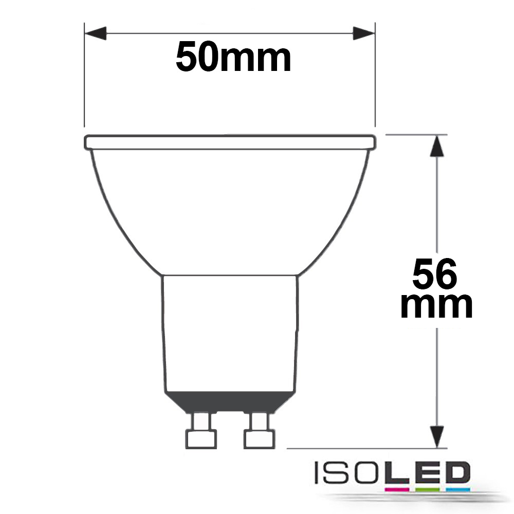 ISOLED GU10 LED Strahler 5W, 45° Pic_3