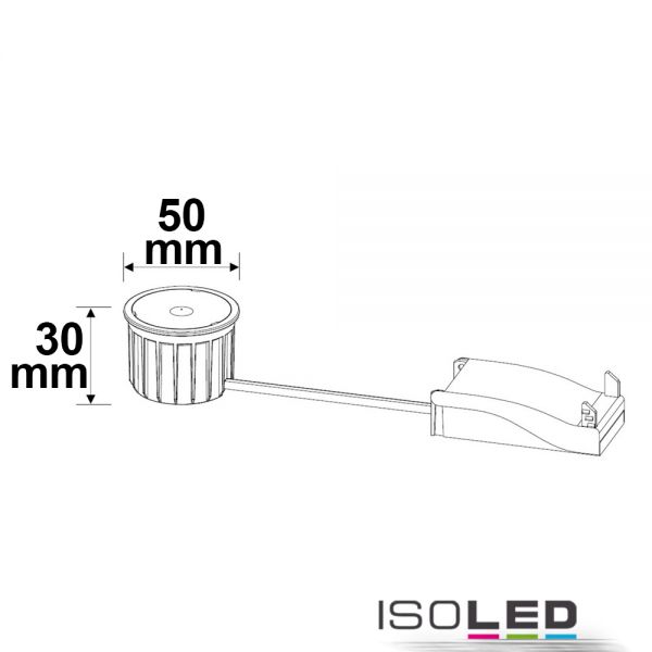 ISOLED LED Spot GU10, 5W, 38° Pic_2