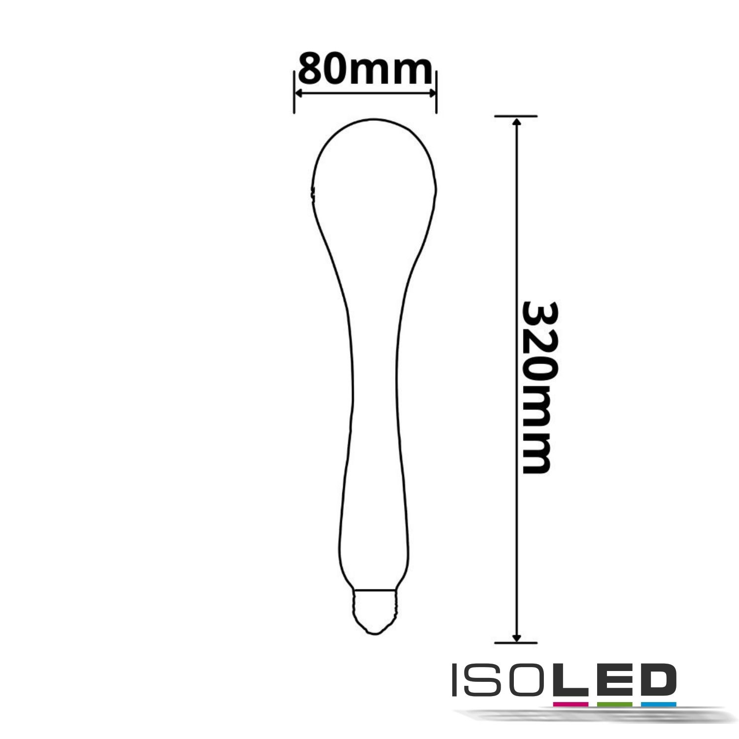 ISOLED E27 Vintage Line LED Waterdrop Pic_3
