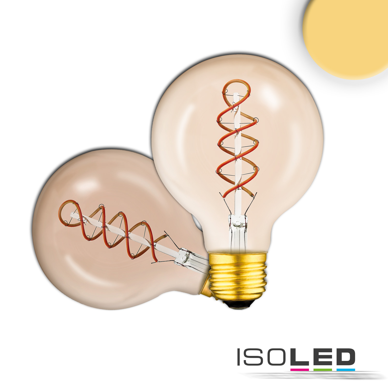 ISOLED E27 Vintage Line LED Roundbulb Pic_1