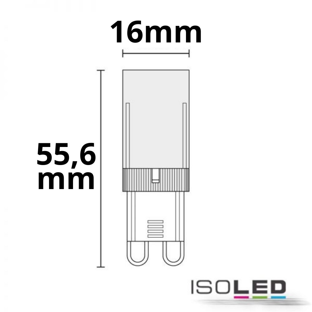 ISOLED G9 LED 32SSMD, 5W, warmweiß Pic_2