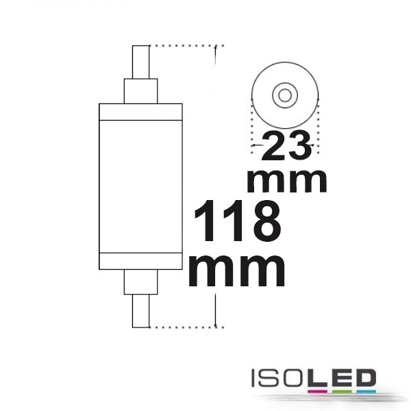 FIAI Handels GmbH R7s LED Stab SLIM, 10W Pic_3
