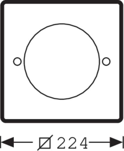 Trilux 08520PQ Edelstahlabschlusspl quadratisch Pic_1