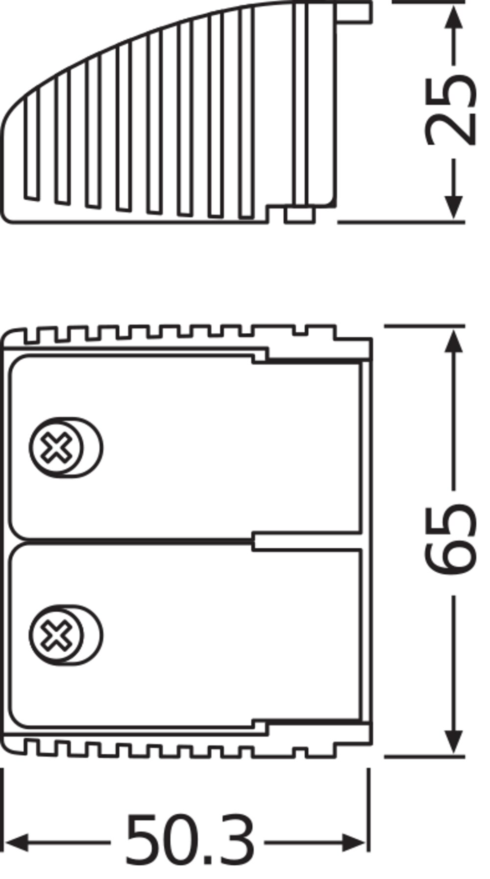 Ledvance OT CABLE CLAMP A-STYLE UNV1 Pic_1