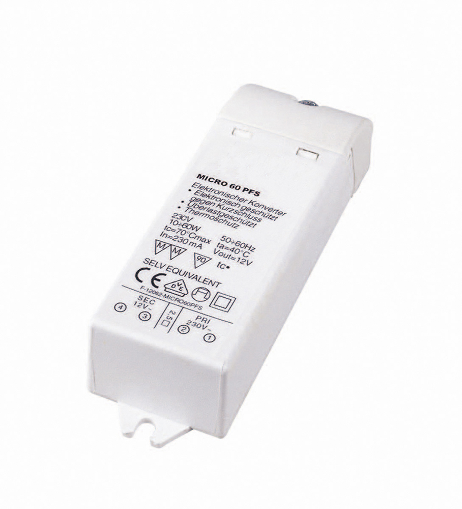 SLV ELEKTRONIK GMBH E-Transformator 60VA 12V dimmbar Pic_1
