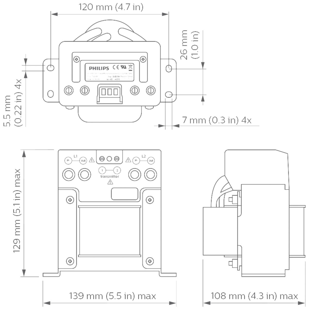 Signify LCU7720/00 Coded Mains Transformer LL Pic_1