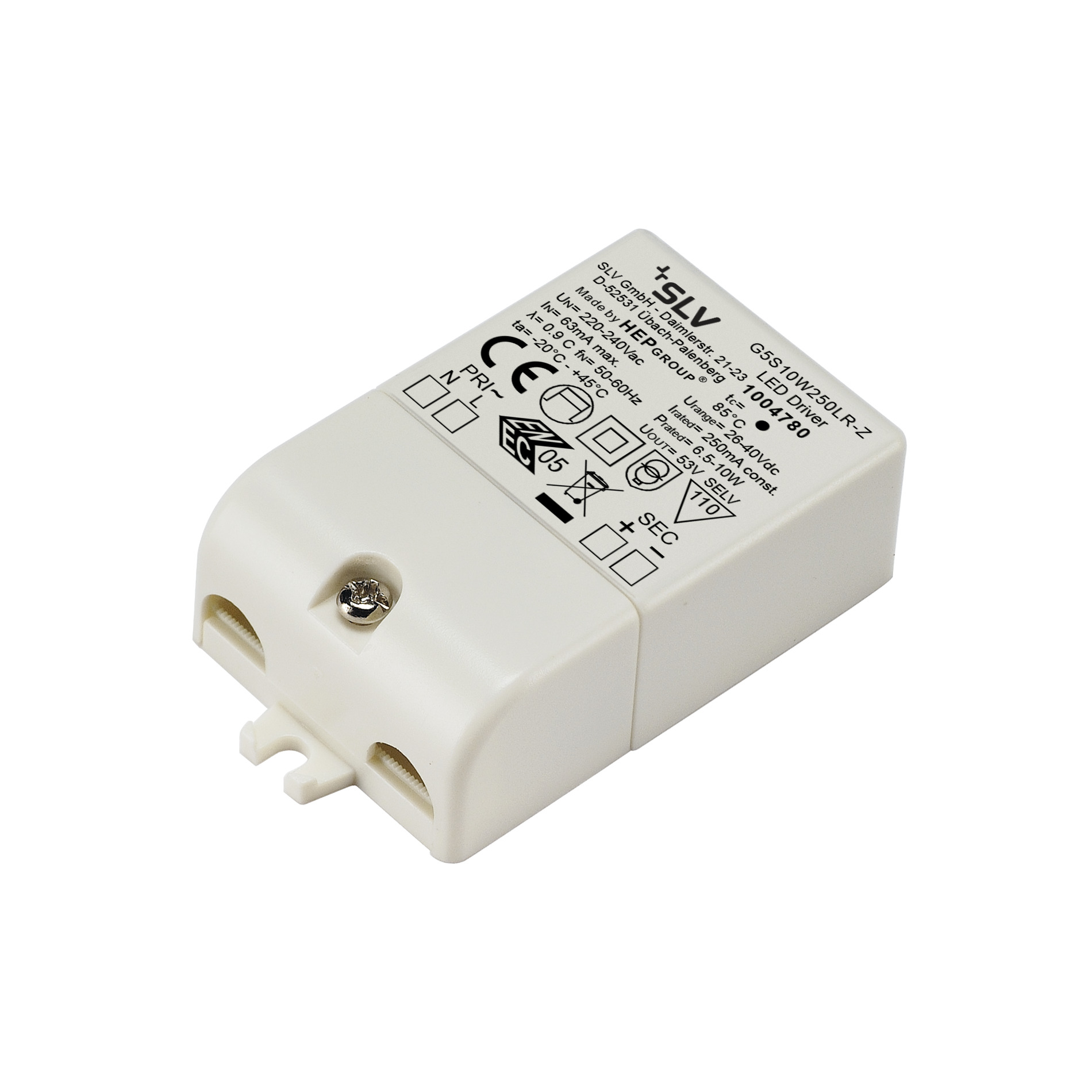 SLV ELEKTRONIK GMBH LED Treiber, 6,5-10W 250mA Pic_1