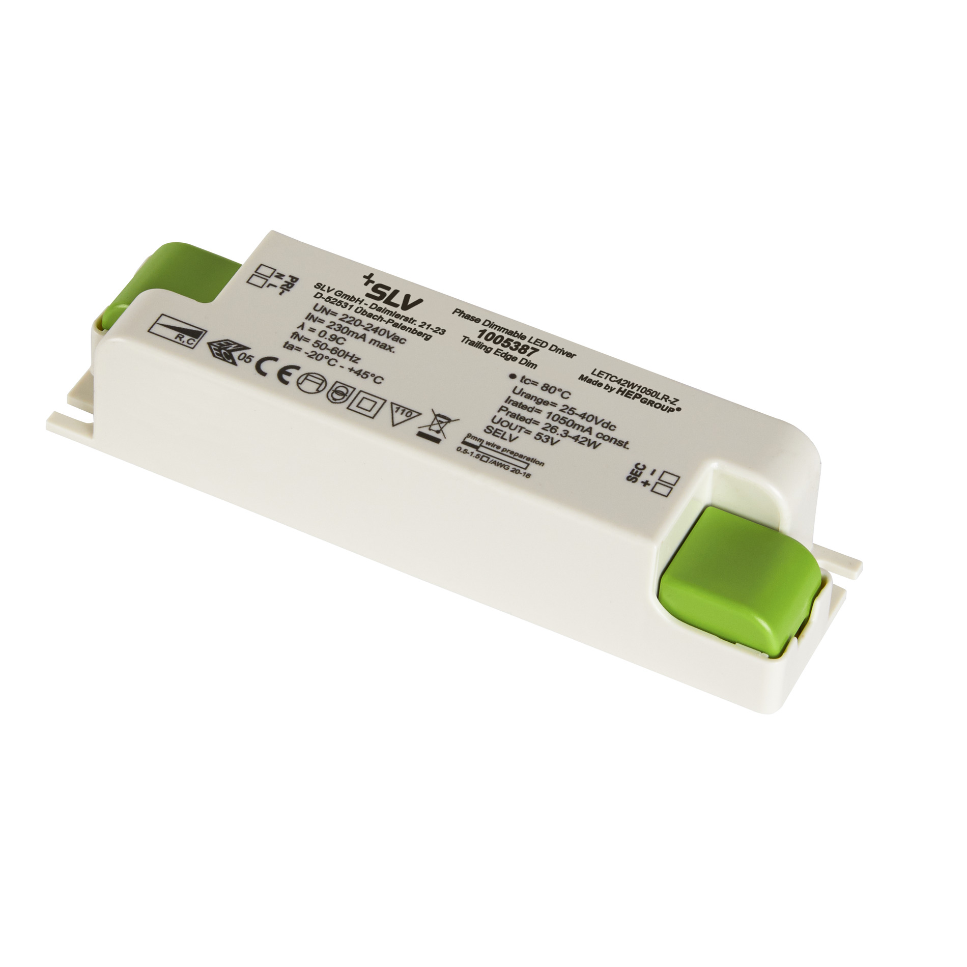 SLV ELEKTRONIK GMBH LED Treiber 40W 1000mA PHASE Pic_1