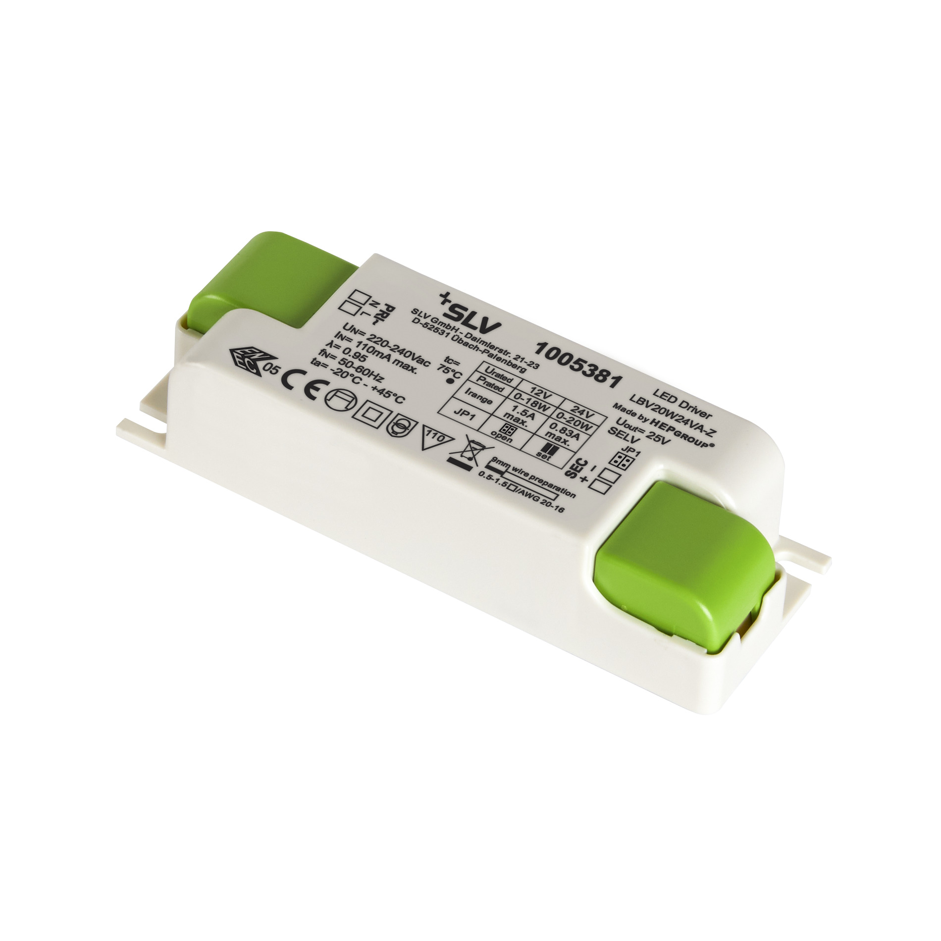 SLV ELEKTRONIK GMBH LED Netzteil 20W 12/24V Pic_1