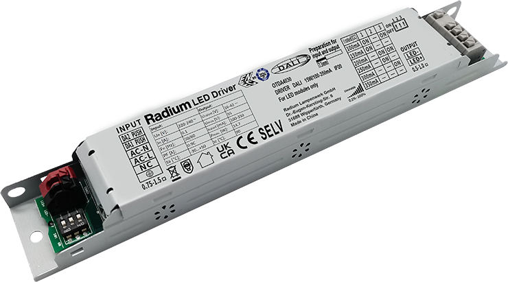 Radium DRIVER DC DALI 15W/100-350mA IP20 Pic_1