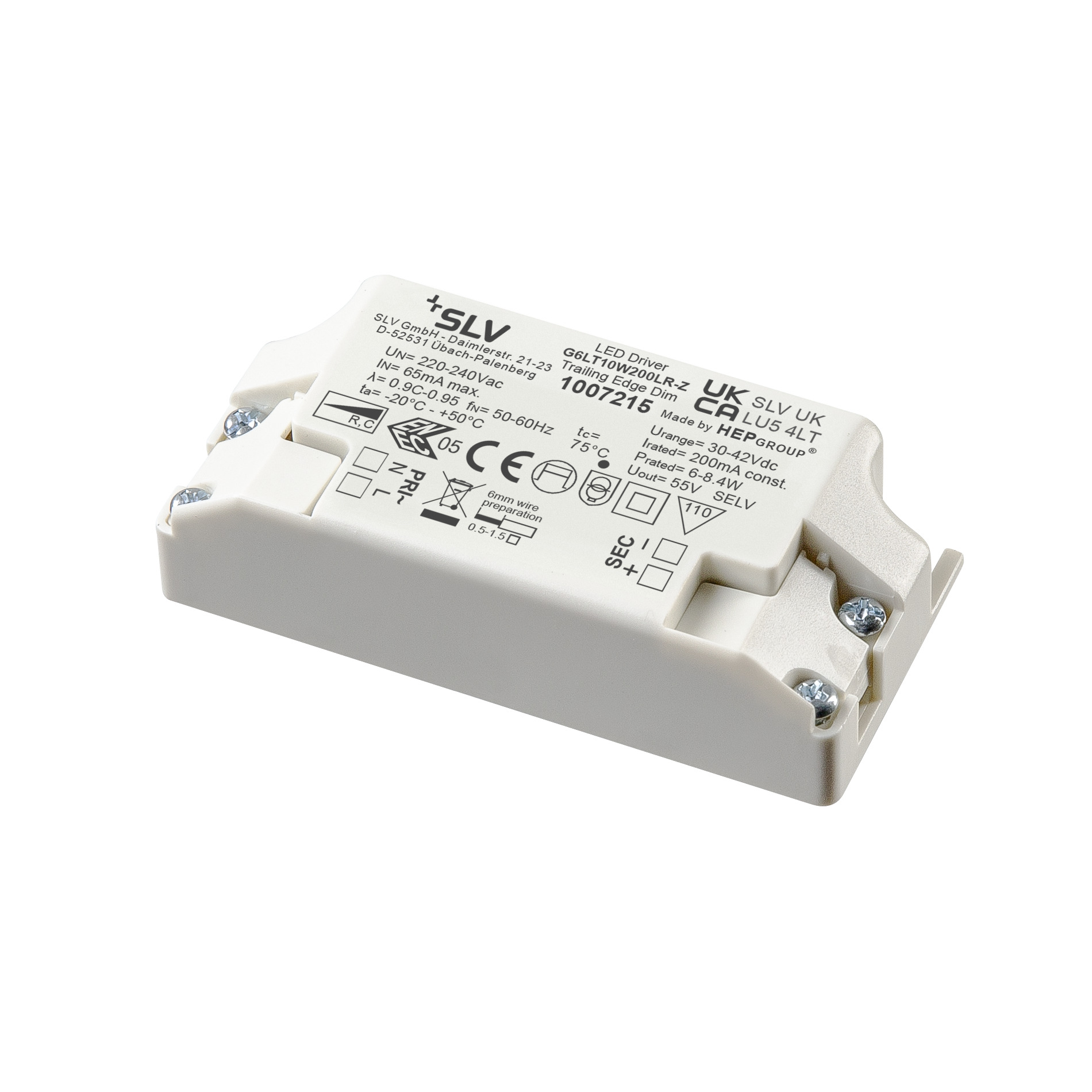 SLV ELEKTRONIK GMBH LED Treiber 10W 200mA PHASE Pic_1