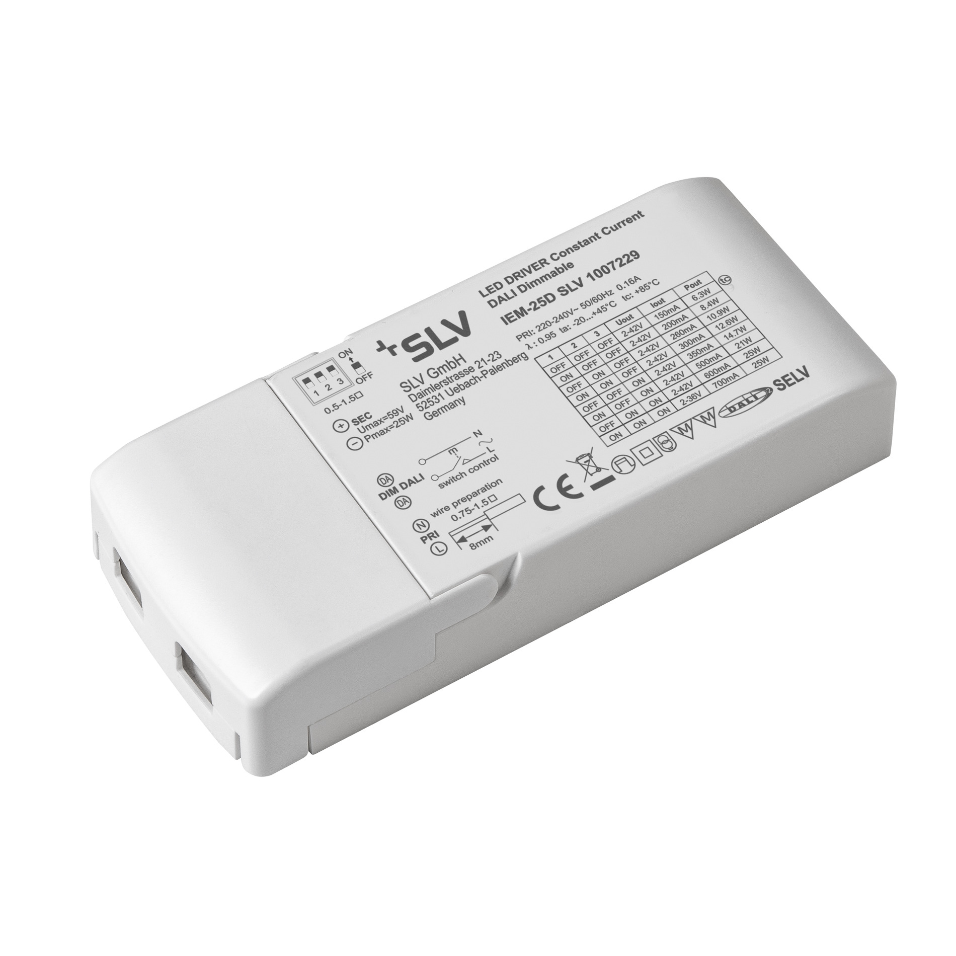 Slv LED Treiber 25W 150-700mA DALI Pic_1