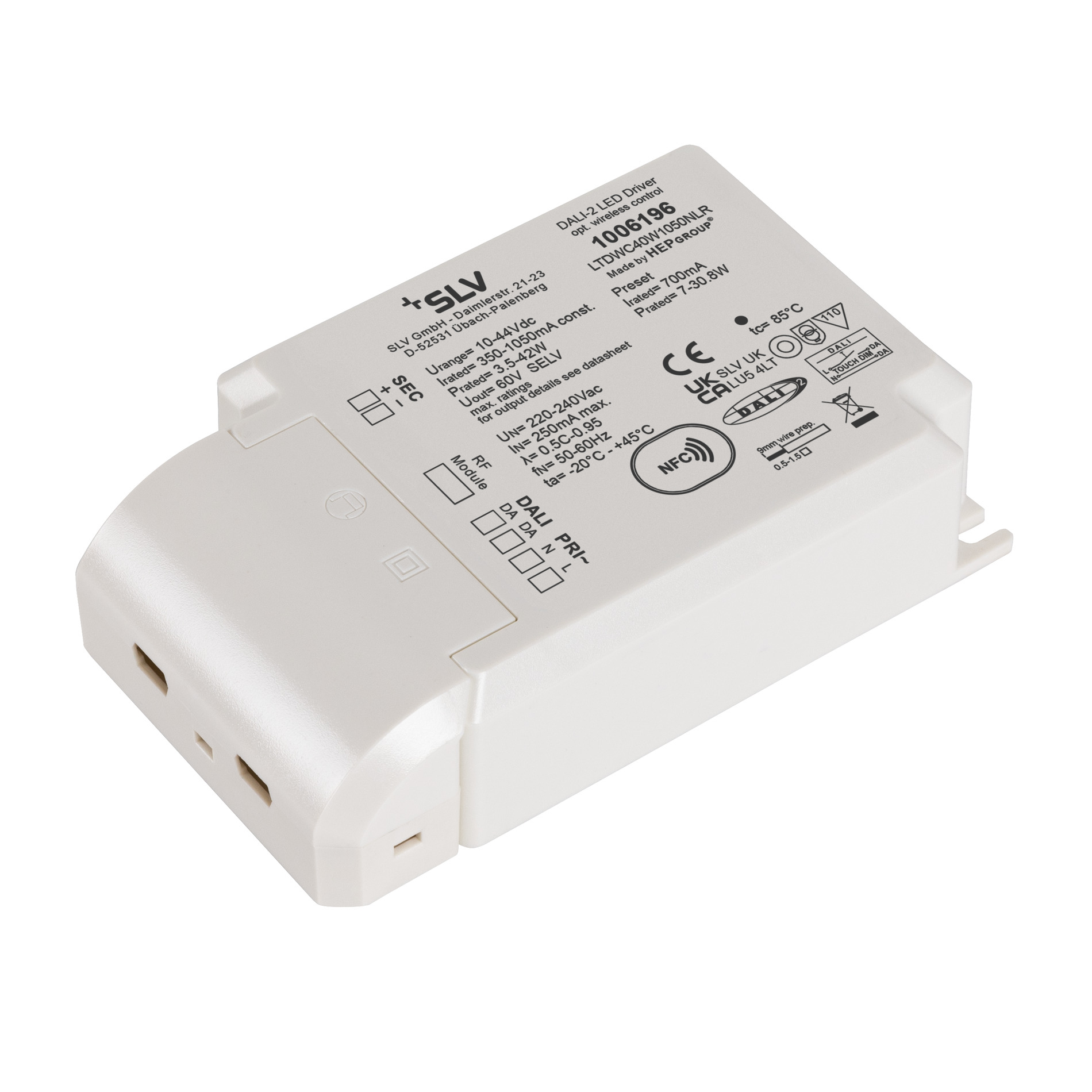 Slv LED Treiber 700mA 40W DALI RF optional Pic_1