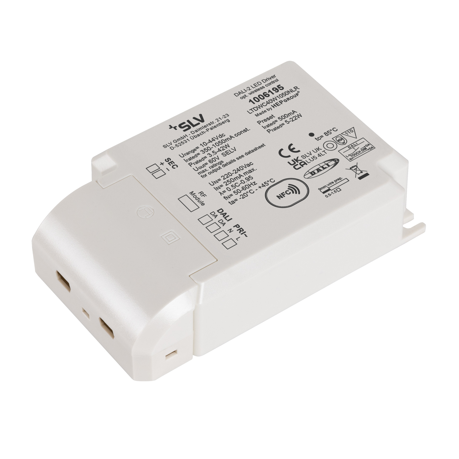 Slv LED Treiber 500mA 40W DALI RF optional Pic_1
