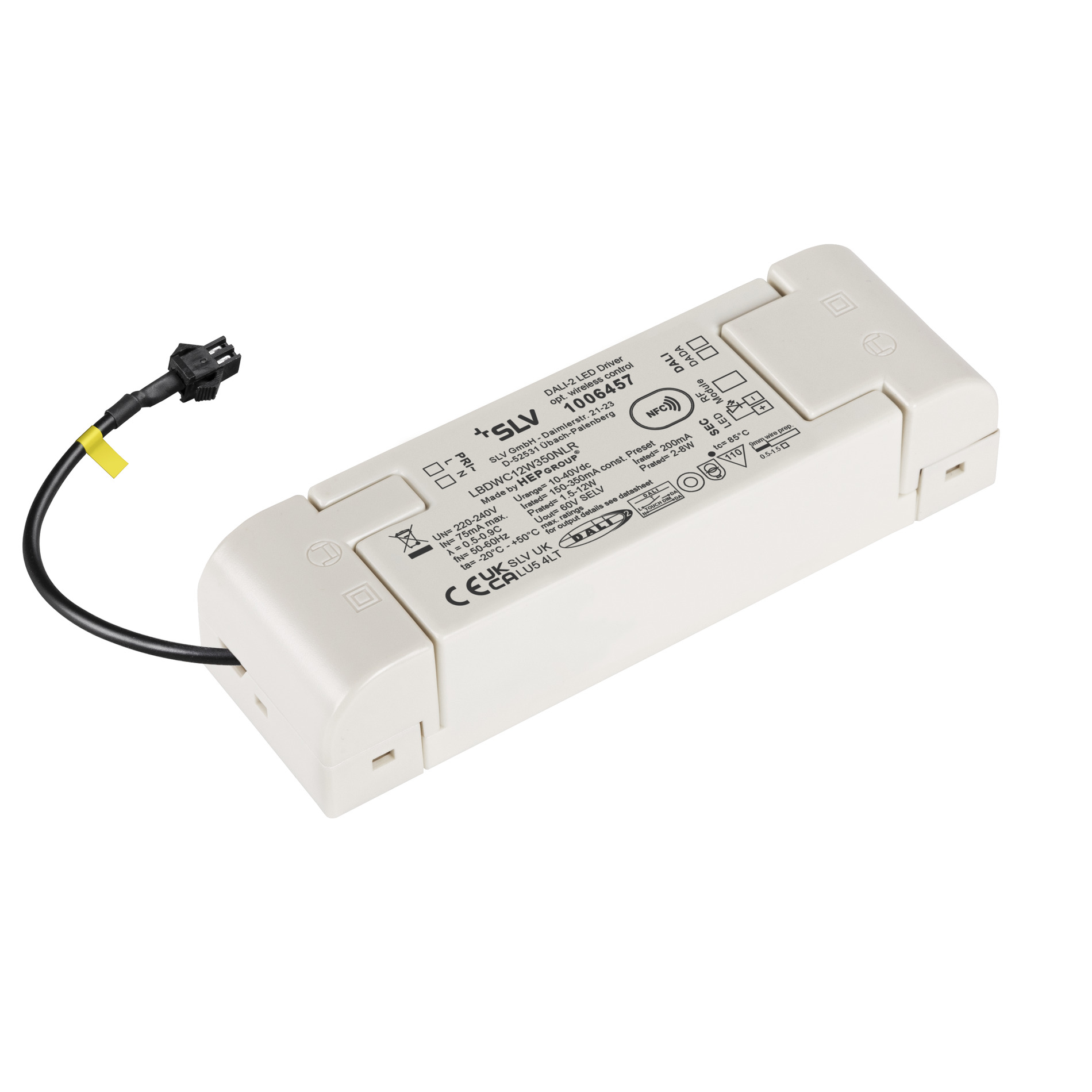 Slv LED-Treiber 12W 200mA Numinos DALI Pic_1