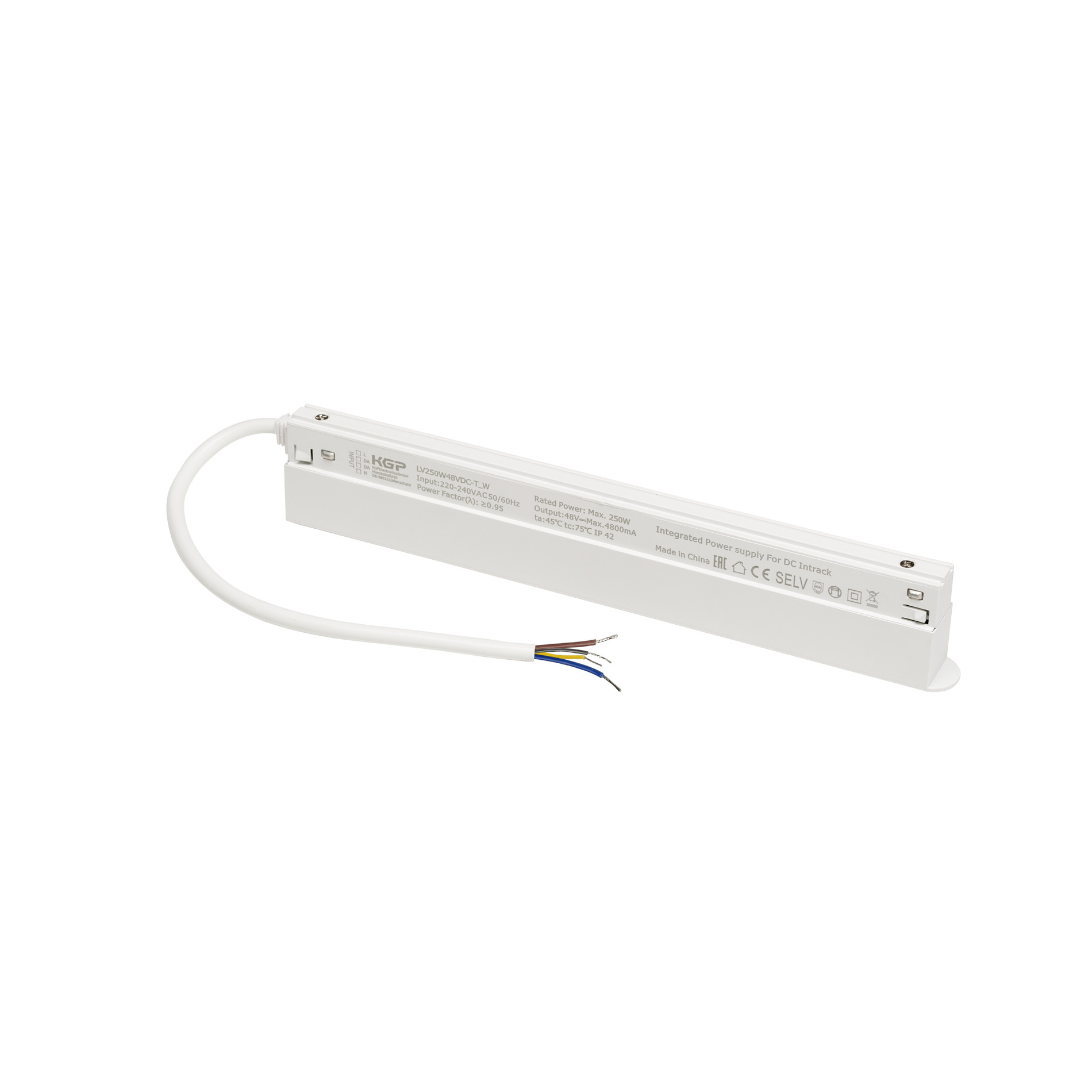 SLV ELEKTRONIK GMBH 48V SYSTEM Intrack Treiber 250W weiß Pic_1