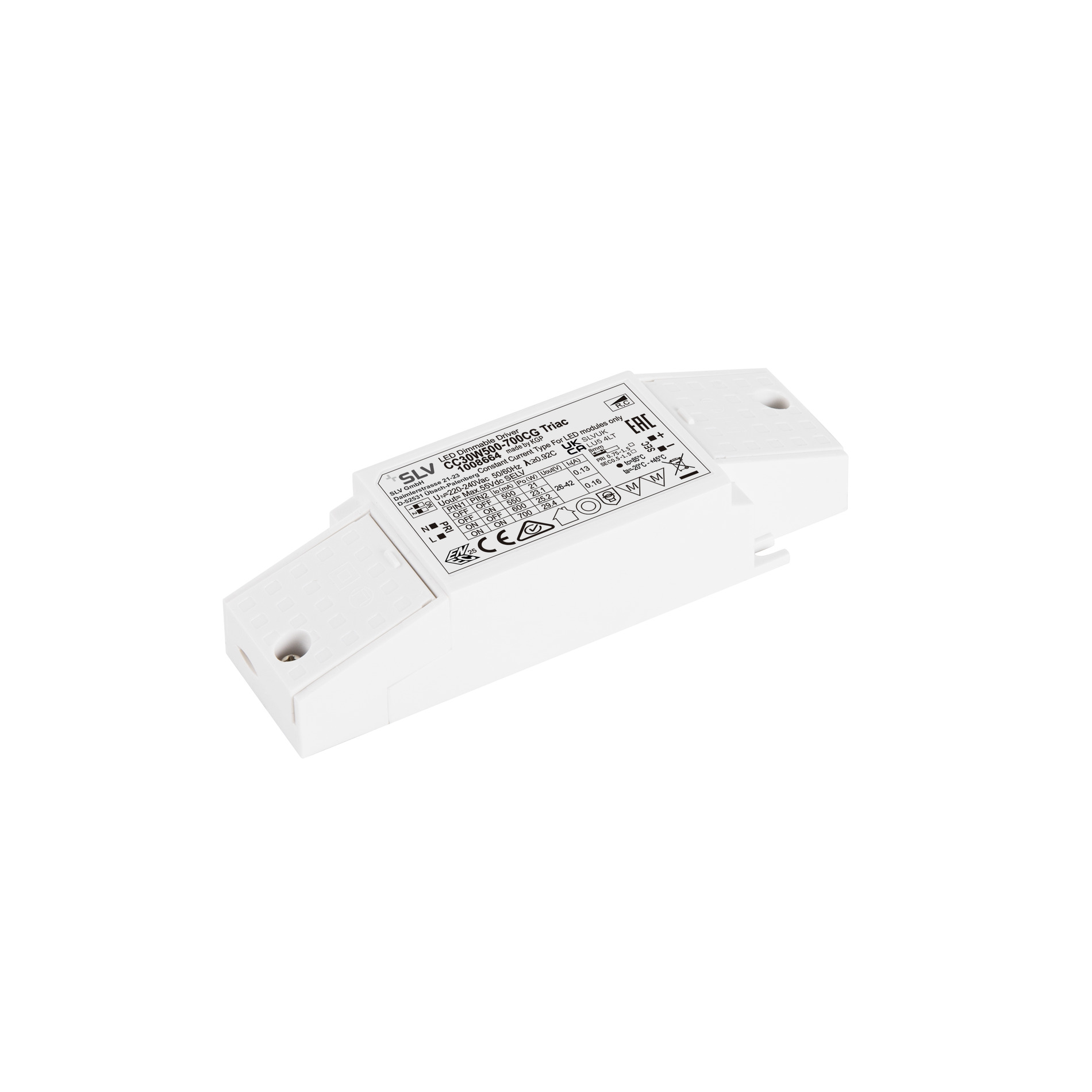 Slv LED Treiber 30W 500-700mA PHASE weiß Pic_1