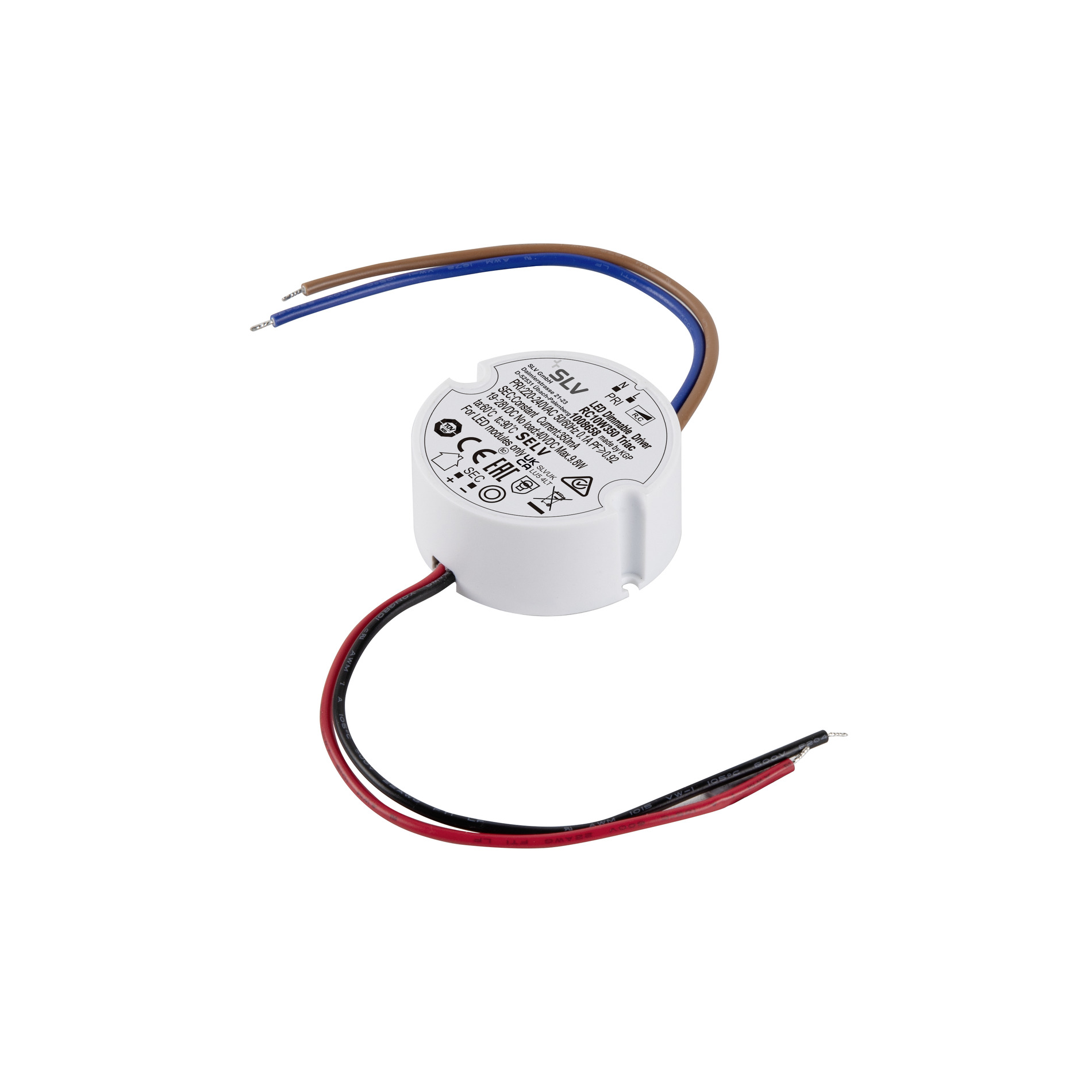 Slv LED Treiber 10W 350mA rund weiß Pic_1