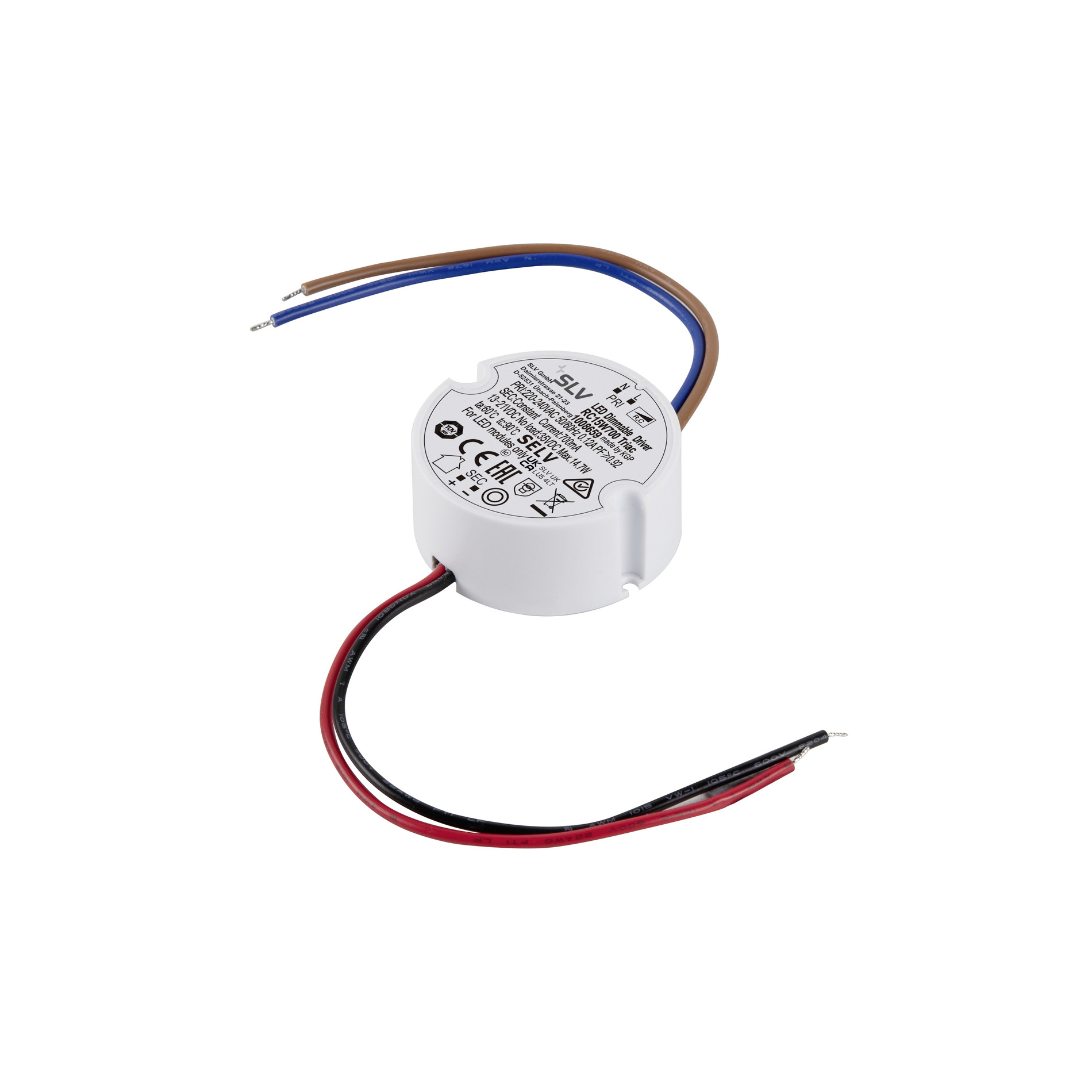 Slv LED Treiber 15W 700mA rund weiß Pic_1