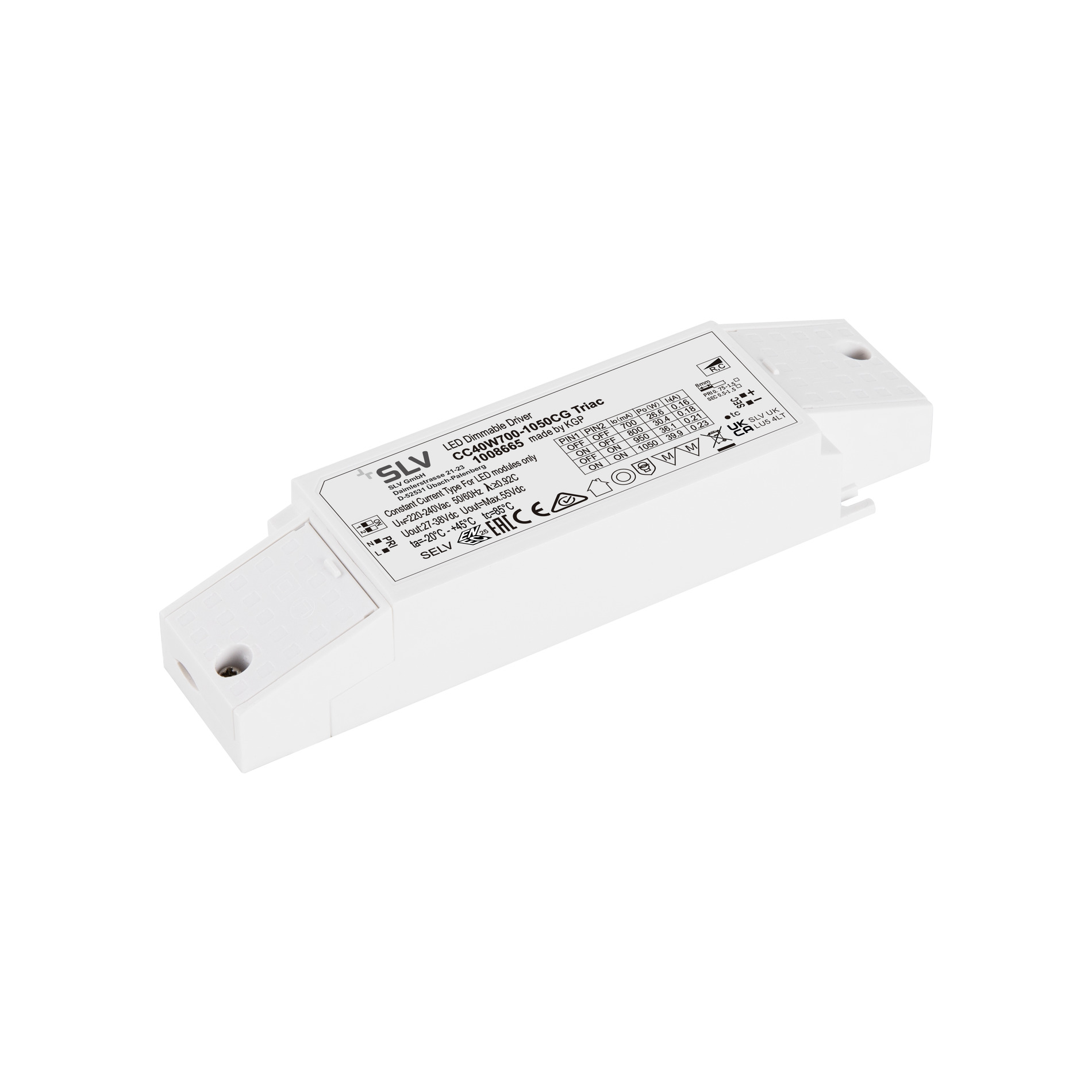 Slv LED Treiber 40W 700-1050mA PHASE weiß Pic_1