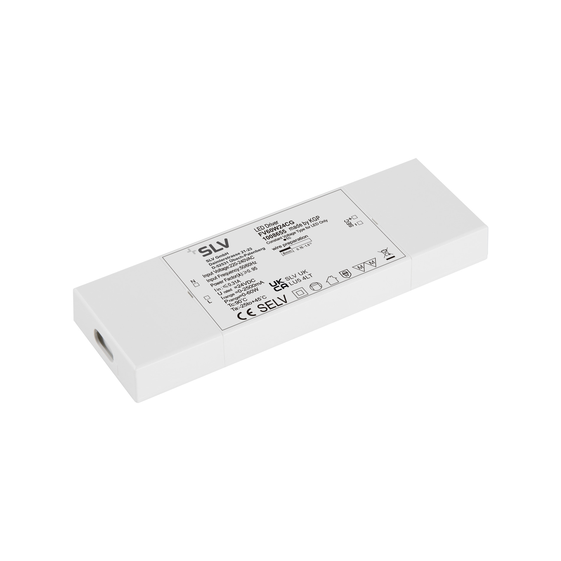 Slv LED Netzteil 24V 60W weiß Pic_1