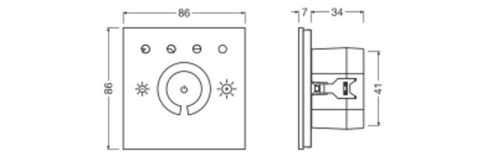 Ledvance MANUAL CONTROL UNIT TOUCH DALI-2 TW Pic_3